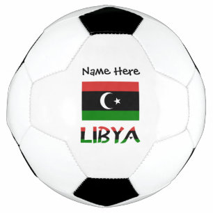 Balón De Fútbol Libia Bandera Libia Personalizada