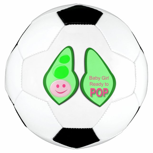 Balón De Fútbol Listo para pop Girl Pea Rosa (Anverso)
