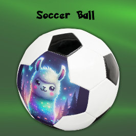 Balón De Fútbol Llama colorida suave holográfica |