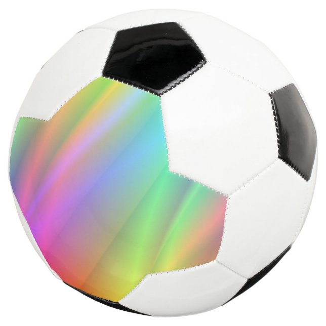 Balón De Fútbol Lluvia arcoiris (Tres cuartos)