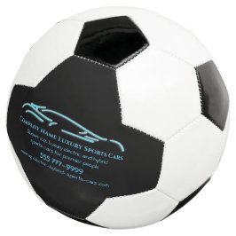 Balón De Fútbol Logo de Luxury Car - Ice Blue Sports Car