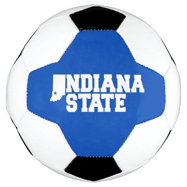 Balón De Fútbol Logo del estado de Indiana (Anverso)