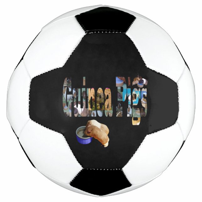 Balón De Fútbol Los Cerdos De Guinea Son La Palabra, La Bola De Fú (Anverso)