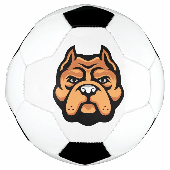 Balón De Fútbol Los pitbulls están hechos para ABRAZOS, no para co (Anverso)