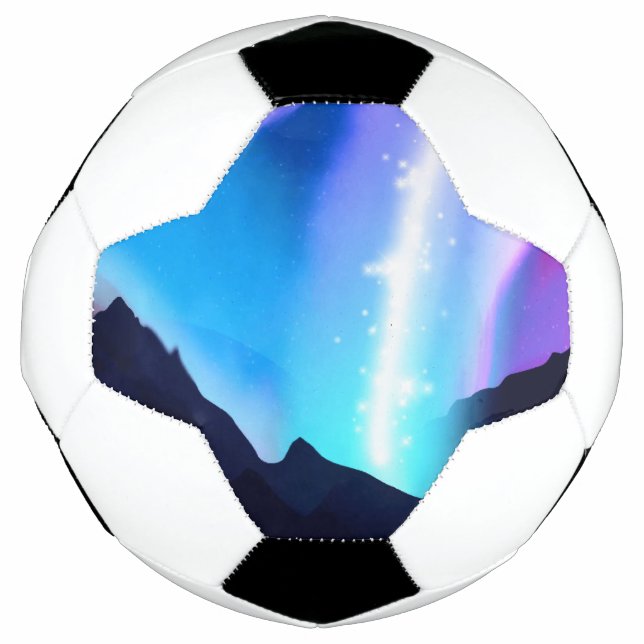 Balón De Fútbol Luces boreales (Anverso)