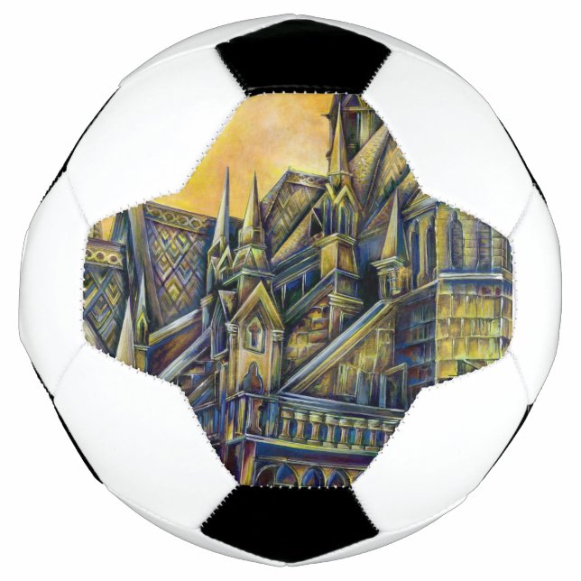 Balón De Fútbol Lujuria en el espacio (Anverso)