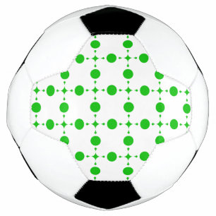 Balón De Fútbol Lunares Verdes, Patrón de Lunares, Lunares, Puntea