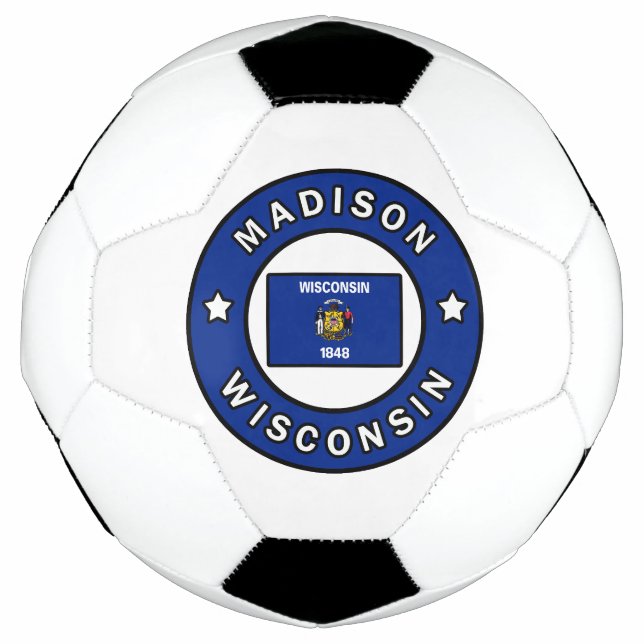 Balón De Fútbol Madison Wisconsin (Anverso)