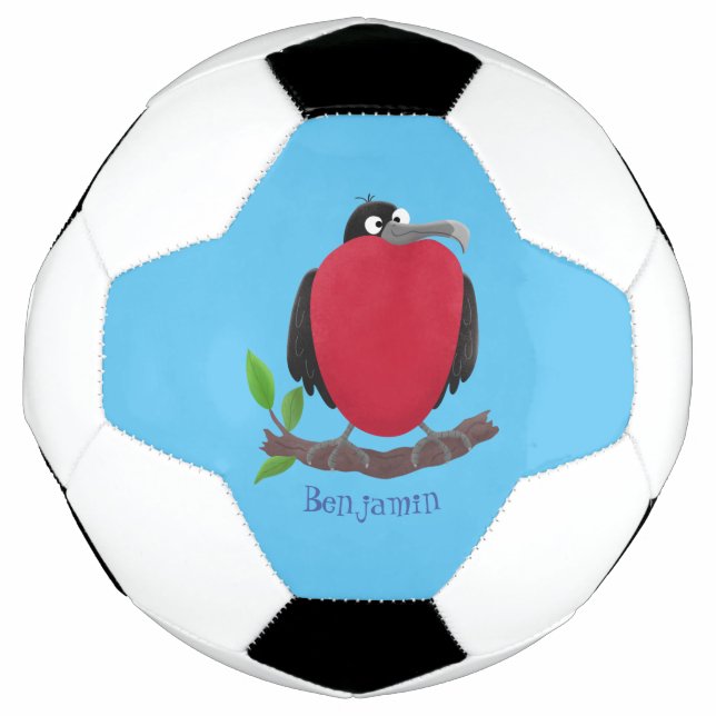 Balón De Fútbol Magnífico personalizado de pájaro fragata (Anverso)