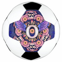 Balón De Fútbol mandala de alfabeto O