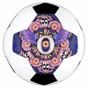 Balón De Fútbol mandala de alfabeto O