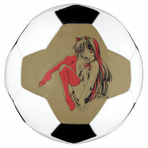 Balón De Fútbol Manga de R & B, Anime de Gata Neko Furry Loli