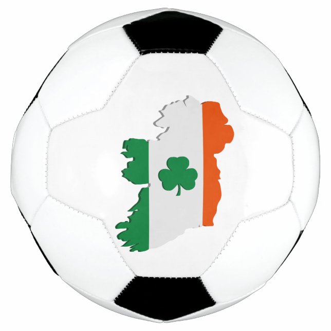 Balón De Fútbol Mapa de Irlanda (Anverso)