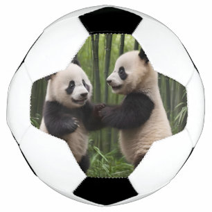 Balón De Fútbol Maravillas caprichosas: Los bebés pandas juegan en