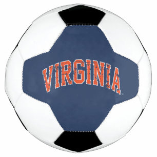 Balón De Fútbol Marca de Virginia Deteriorada