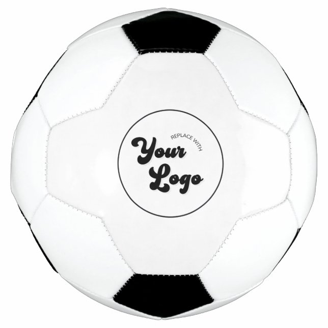 Balón De Fútbol Marca personalizado Retro Circle Round Business Lo (Anverso)