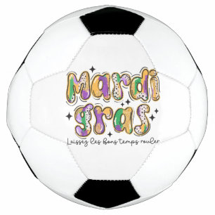Balón De Fútbol Mardi Gras Laissez Les Bons Temps Rouler