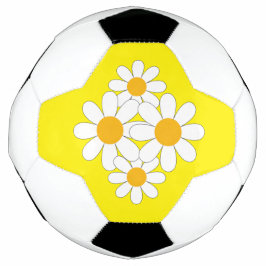 Balón De Fútbol Margarita brillante y audaz