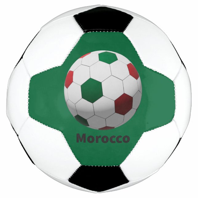 Balón De Fútbol Marruecos (Anverso)