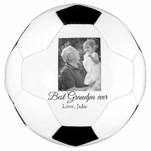 Balón De Fútbol mejor abuelo siempre abuelos foto regalos clásicos