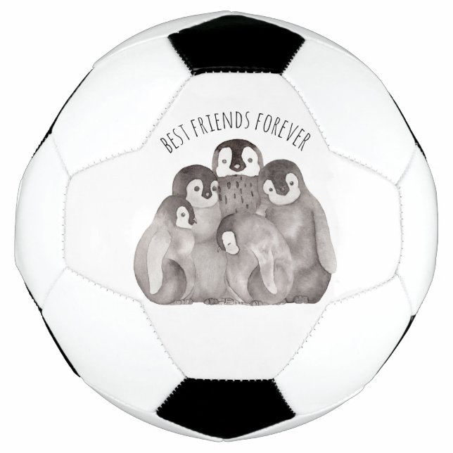 Balón De Fútbol Mejor Emperador de Amigos Pingüinos (Anverso)