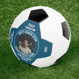 Balón De Fútbol Mejor entrenador fotográfico personalizado