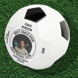 Balón De Fútbol Mejor entrenador fotográfico personalizado