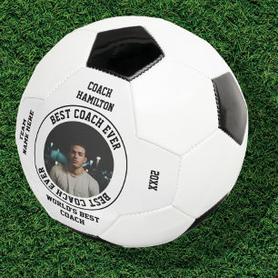 Balón De Fútbol Mejor entrenador fotográfico personalizado