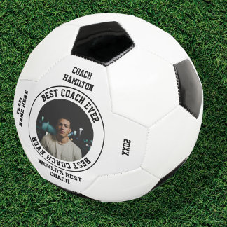 Balón De Fútbol Mejor entrenador fotográfico personalizado