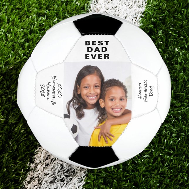 Balón De Fútbol Mejor foto de papá (Subido por el creador)