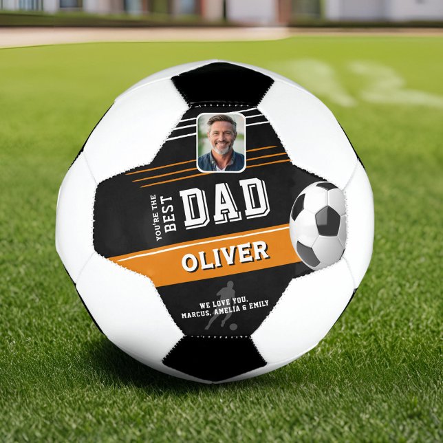 Balón De Fútbol Mejor Padre Moderno Keepsake Foto Fútbol (Subido por el creador)