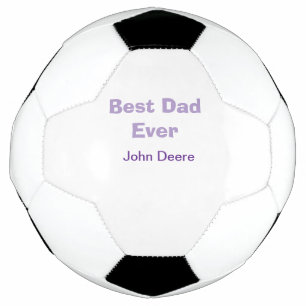 Balón De Fútbol Mejor papá del mundo feliz día del padre nombre pú