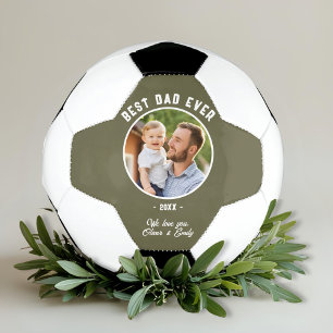 Balón De Fútbol Mejor Papá del Mundo Foto Recuerdo del Día del Pad