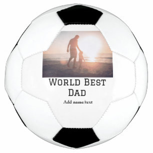 Balón De Fútbol Mejor papá del mundo jamás gordo agregar nombre te