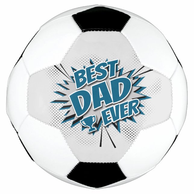 Balón De Fútbol Mejor Papá Nunca (Anverso)