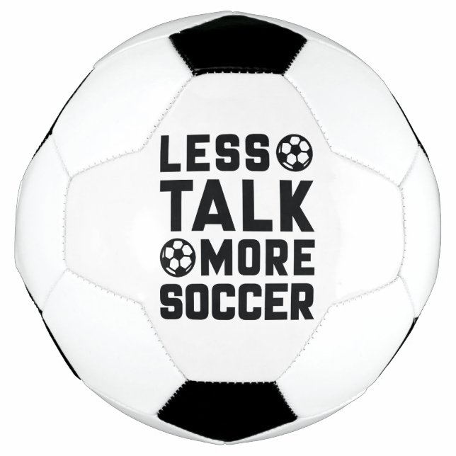 Balón De Fútbol Menos hablar más de fútbol (Anverso)
