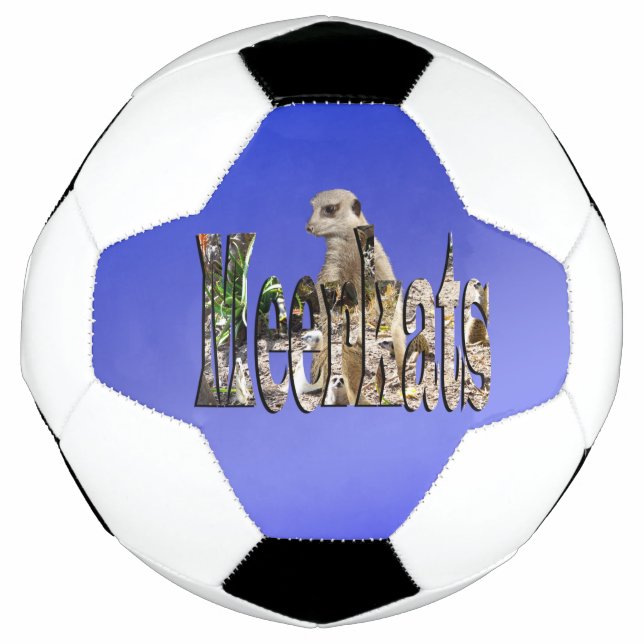 Balón De Fútbol Merkats azules, bolas de fútbol (Anverso)