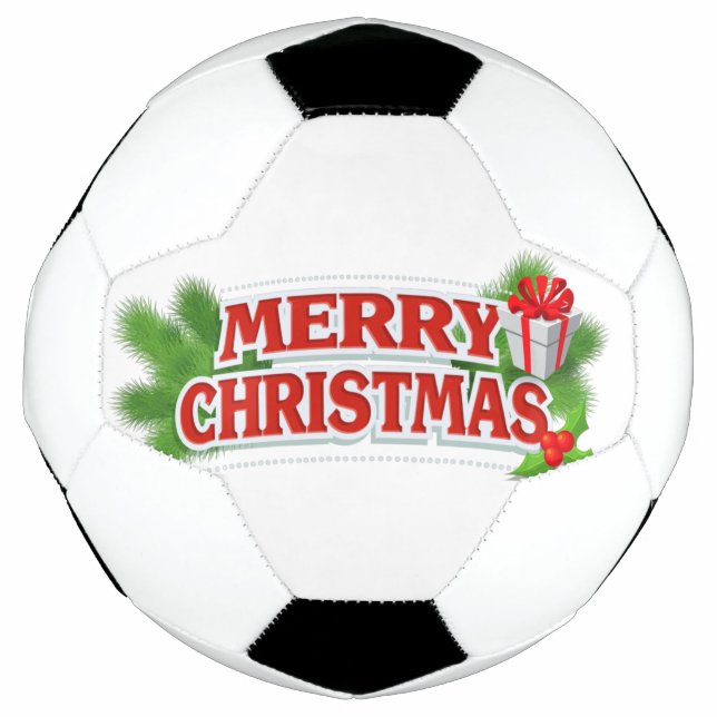 Balón De Fútbol Merry Christmas Soccer Ball (Anverso)