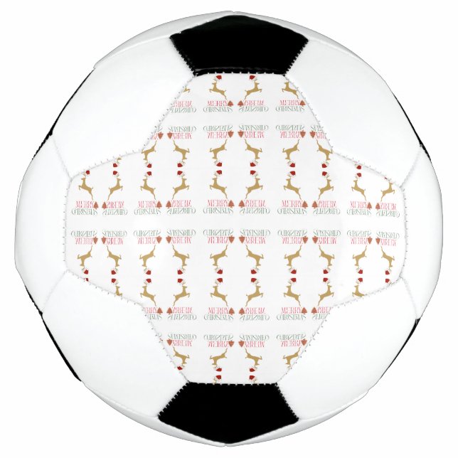 Balón De Fútbol Modern Holiday Soccer Ball Christmas (Anverso)