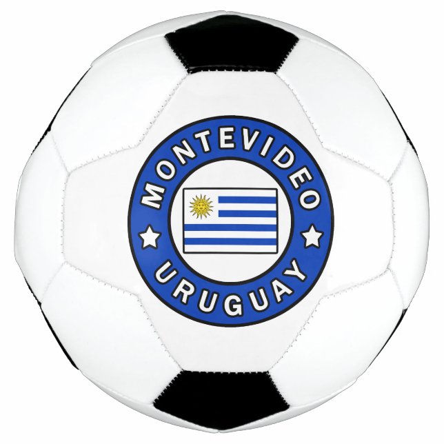 Balón De Fútbol Montevideo Uruguay (Anverso)