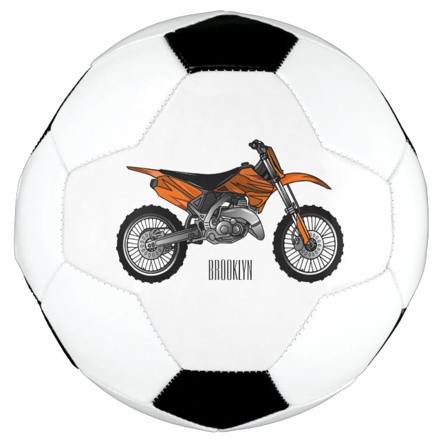 Balón De Fútbol Motocicleta sucia fuera de carretera / motocross p (Anverso)