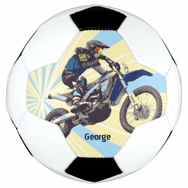Balón De Fútbol Motocross (Anverso)