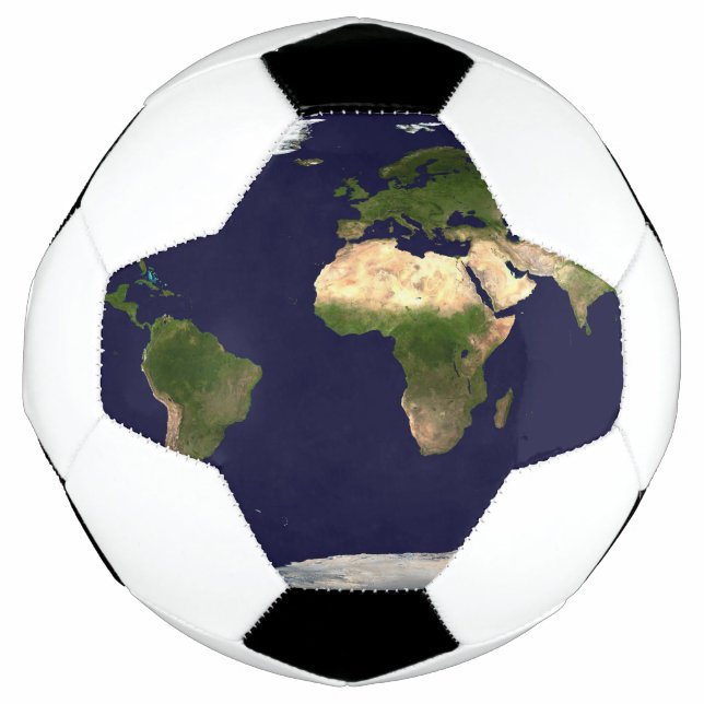 Balón De Fútbol Mundo entero - Planeta Tierra (Anverso)