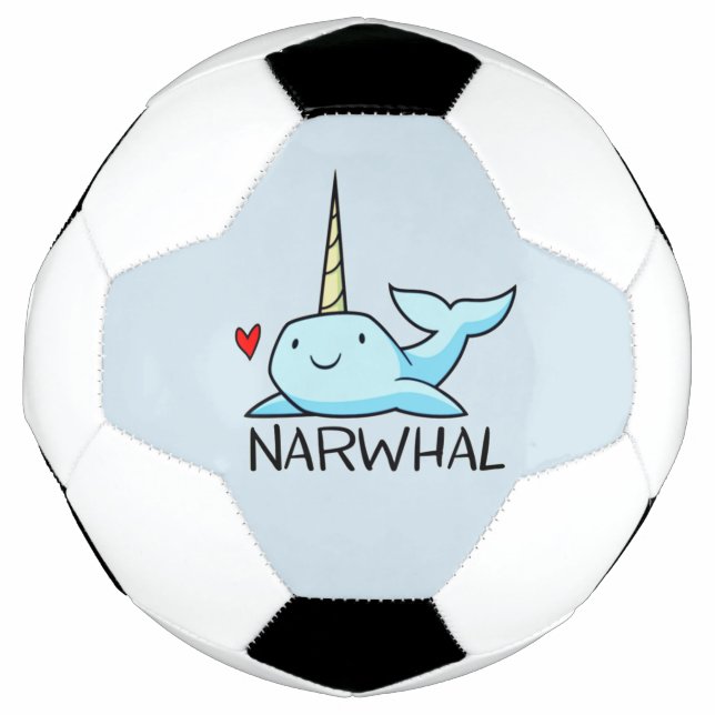 Balón De Fútbol Narwhal (Anverso)