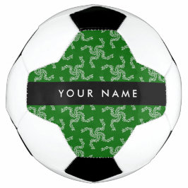 Balón De Fútbol Navidades Garland, Green, Your name, Personalize