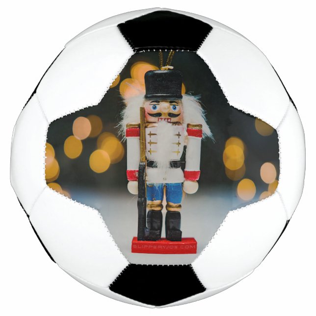 Balón De Fútbol Navidades SlipperyOrnamento figurio nutcracker de  (Anverso)