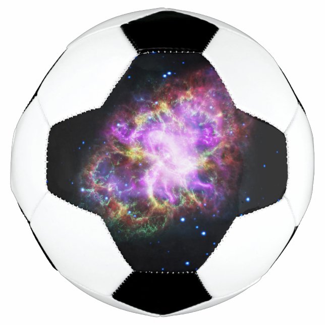 Balón De Fútbol Nebulosa de cangrejo Supernova Compuesto de hubble (Anverso)