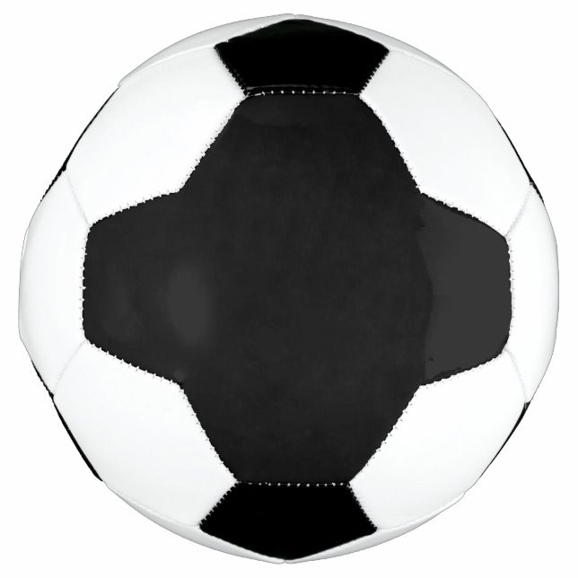 Balón De Fútbol Negro y blanco (Anverso)