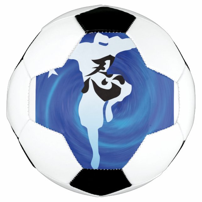 Balón De Fútbol Ninja  (Anverso)