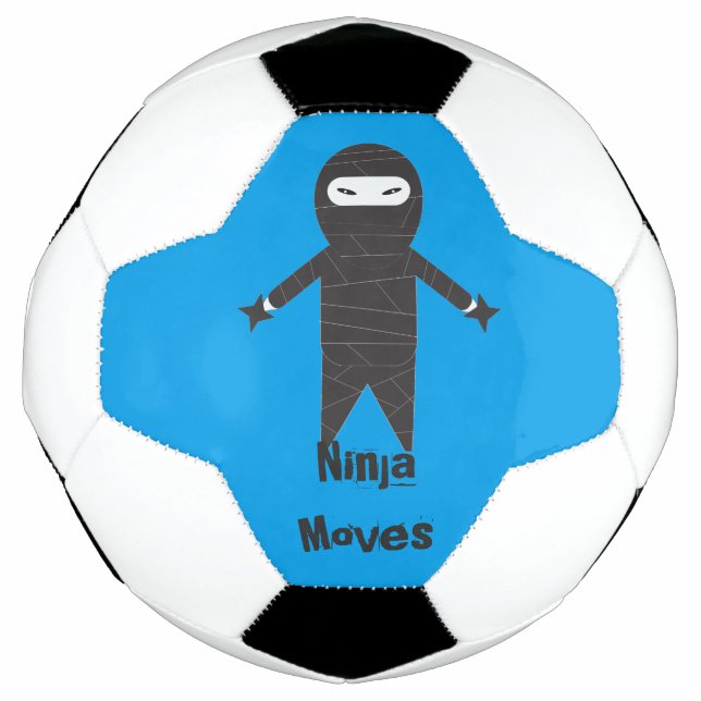 Balón De Fútbol Ninja mueve bola de fútbol (Anverso)